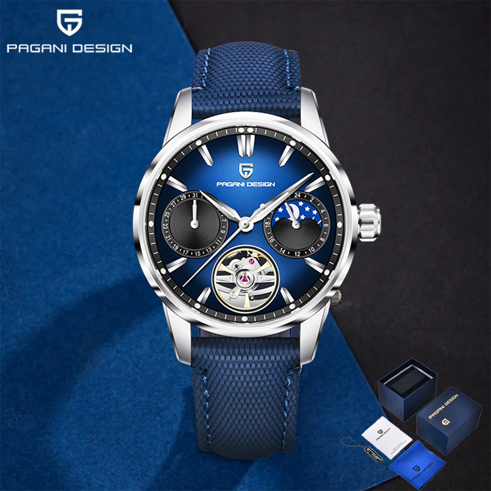 Luxury Watch Leather - 2025Pagani design Tourbillon Роскошные мужские часы