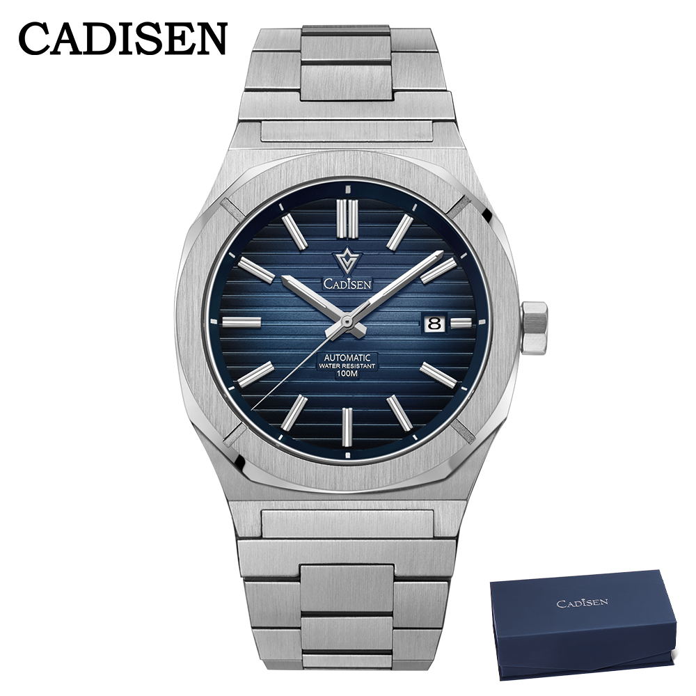 Luxury Watch Organizer For Men - CADISEN 2026 Дайверские часы с сапфировым