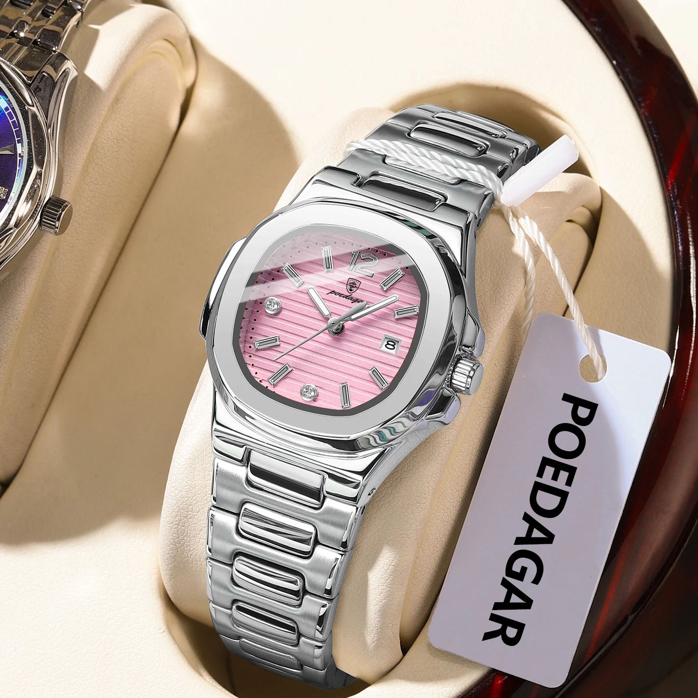 POEDAGAR квадратные модные жен – обзор и цена Luxury Watch For Sale