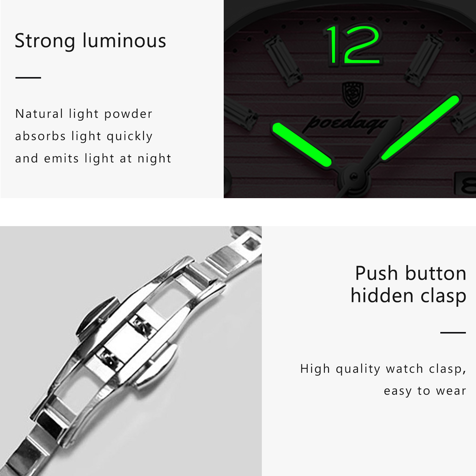POEDAGAR квадратные модные жен – обзор и цена Luxury Watch For Sale