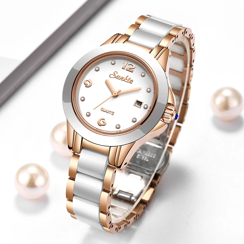 Sunkta модные повседневные ква – обзор и цена Luxury Watch Women