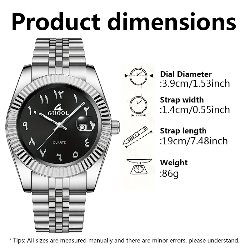 Новые популярные мужские часы  – обзор и цена Luxury Watch Arabic