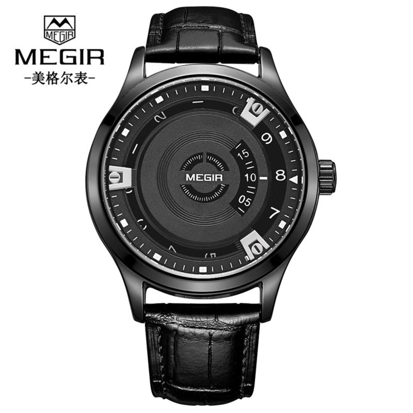 Мужские часы MEGIR, роскошные  – обзор и цена Luxury Watch Leather