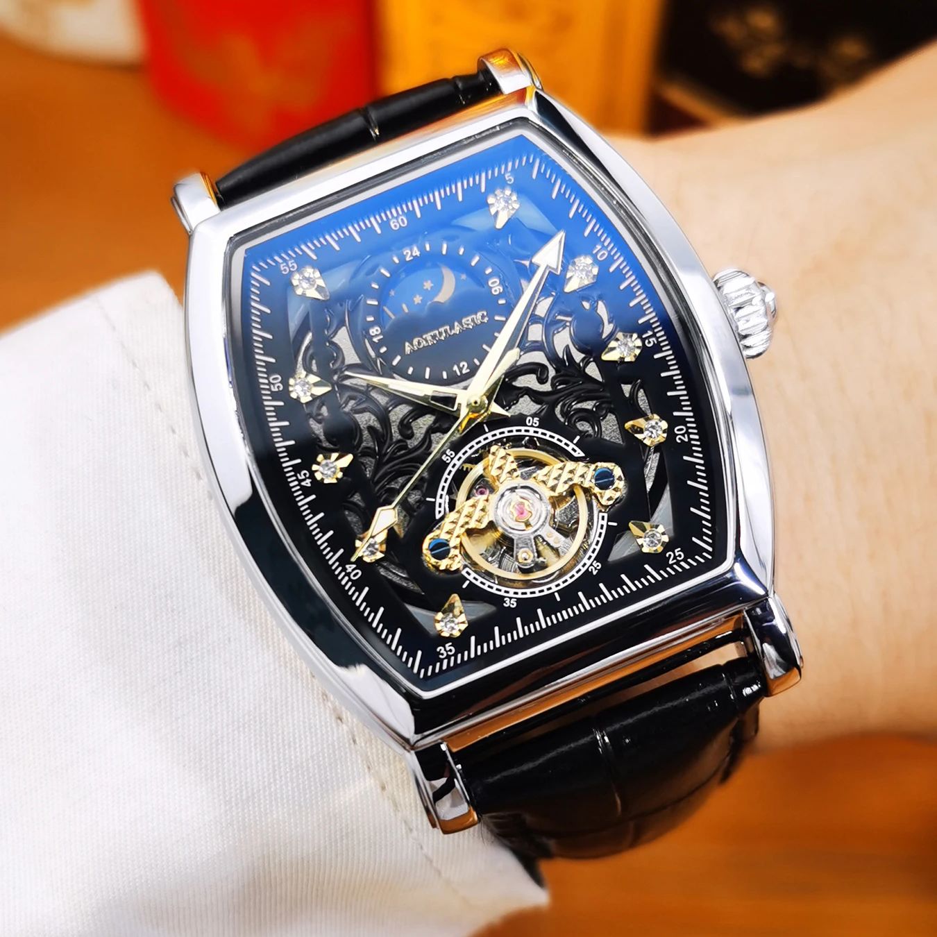 Мужские автоматические механич – обзор и цена Luxury Watch Arabic