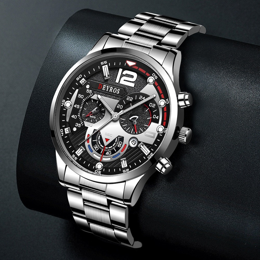 2 шт., роскошные черные кварце – обзор и цена Luxury Watch Organizer For Men