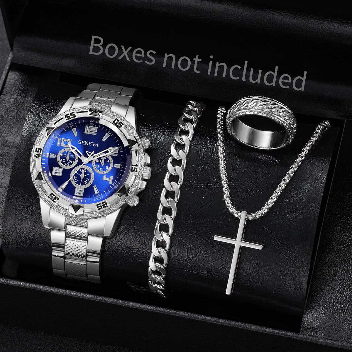 4 шт./компл. Модные мужские де – обзор и цена Luxury Watch Organizer For Men